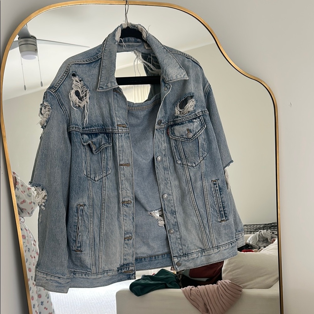 Levi’s Distressed Denim Jacket